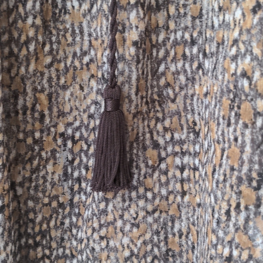 Joie Suzatta Silk Leopard Print Blouse Small - Picture 4 of 9